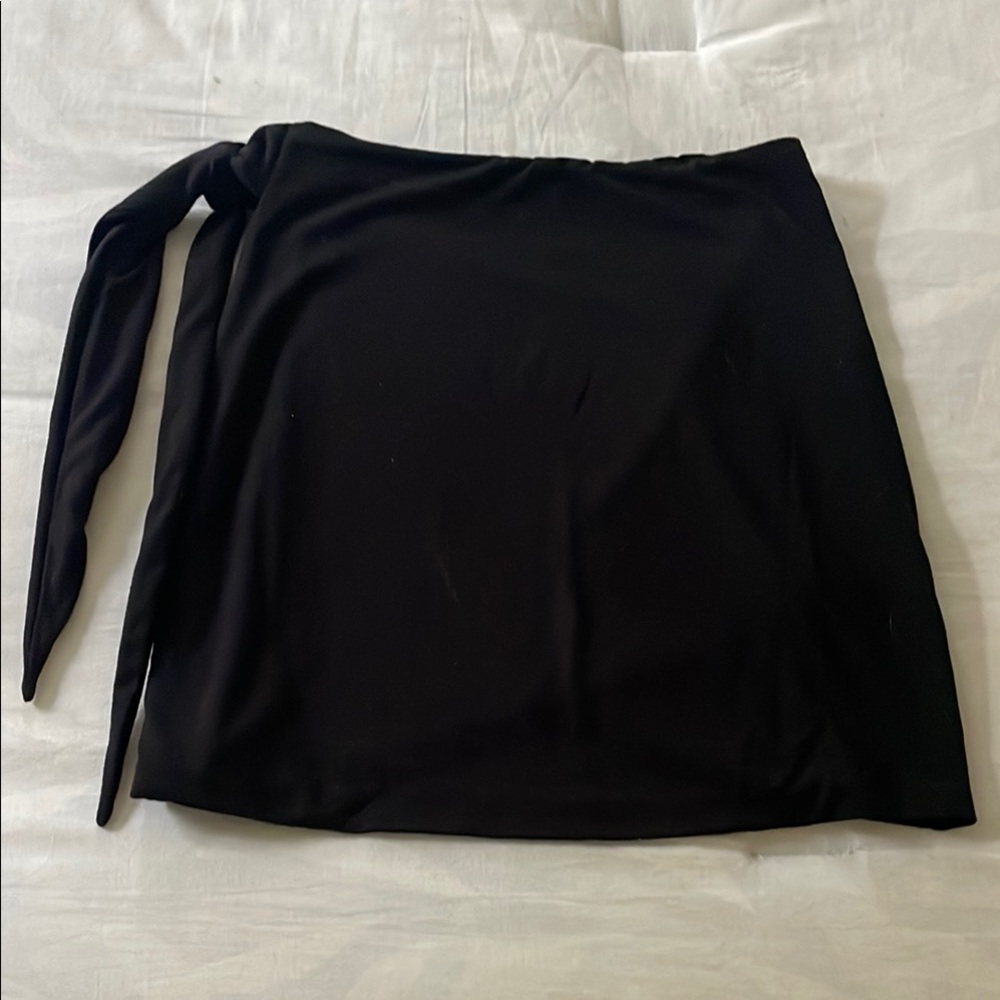 Indah Black Wrap Skirt - Picture 2 of 3